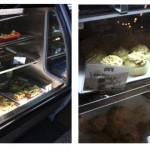 salads case and bakery case